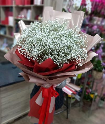 Букет цветов из: Гипсофила в Верхний Баскунчак