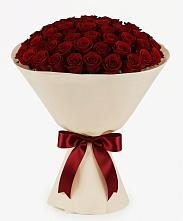Букет 101 Бордовая роза Блэк Бакарра в Верхний Баскунчак