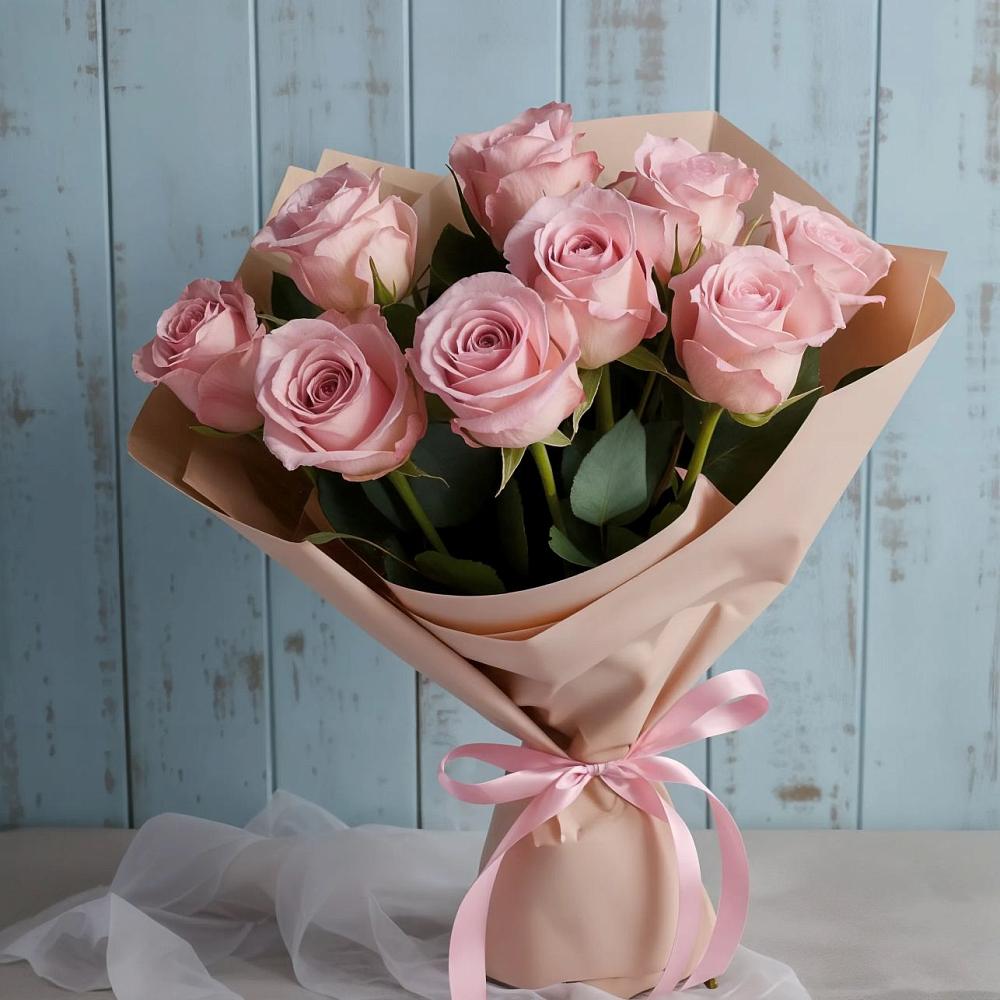 Букет цветов из: Розы в Верхний Баскунчак