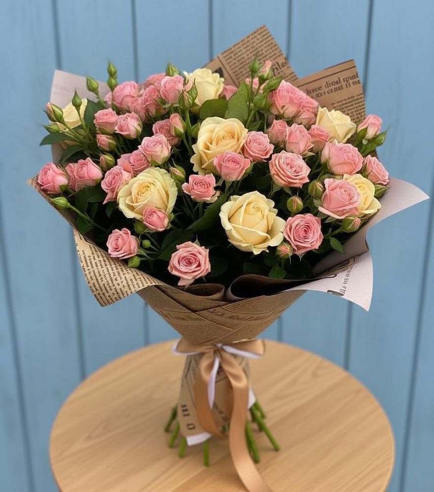 Букет цветов из: Розы в Верхний Баскунчак