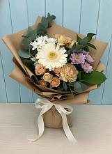 Букет цветов из:  Герберы и Хризантемы в Верхний Баскунчак