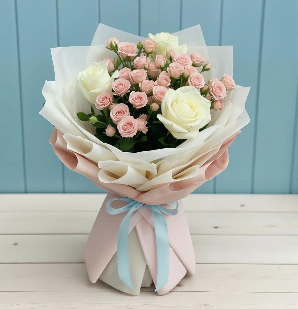 Букет цветов из: Розы в Верхний Баскунчак