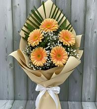 Букет цветов из:  Герберы в Верхний Баскунчак