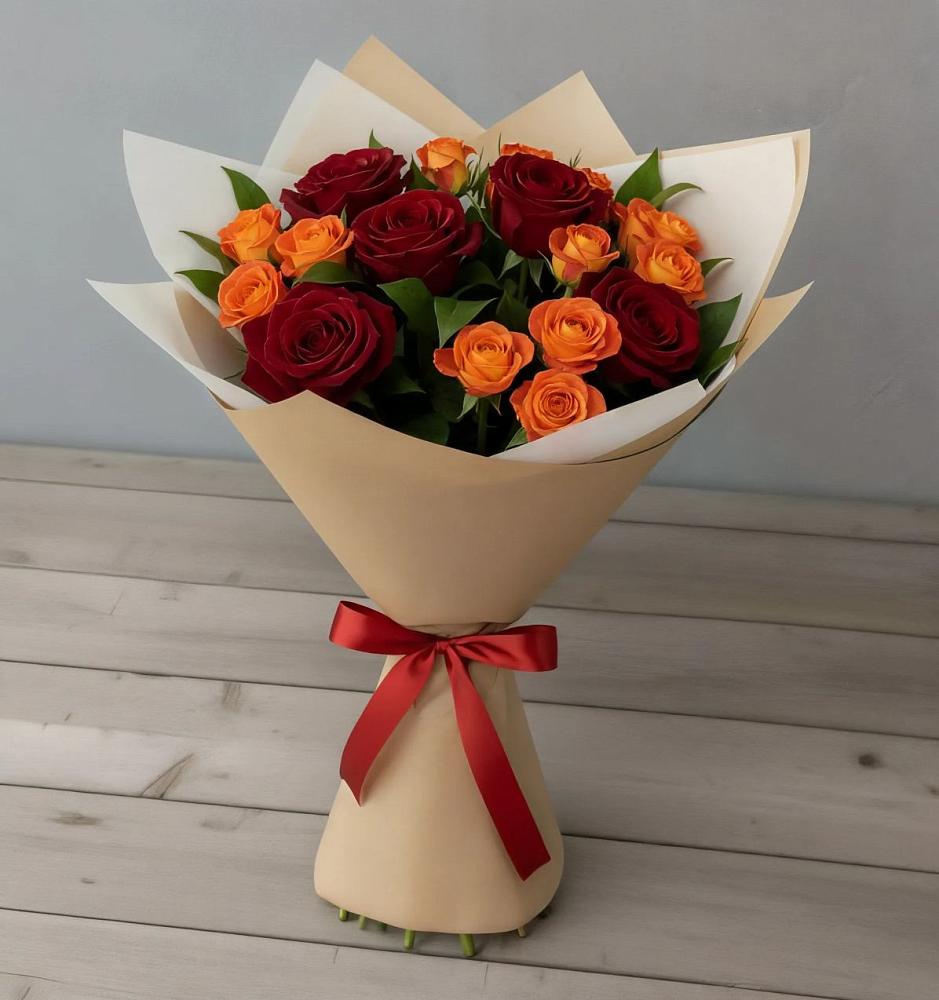 Букет Любовь и восторг в Верхний Баскунчак